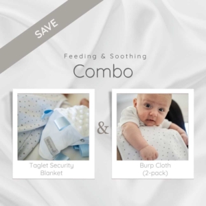 Taglet & Burp Cloth Feeding & Soothing Bundle